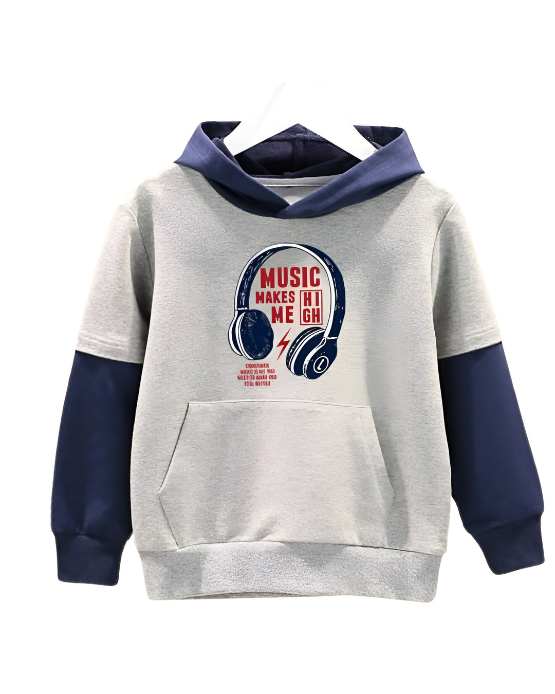 MUSIC MAKES ME FLEECE HOODIE