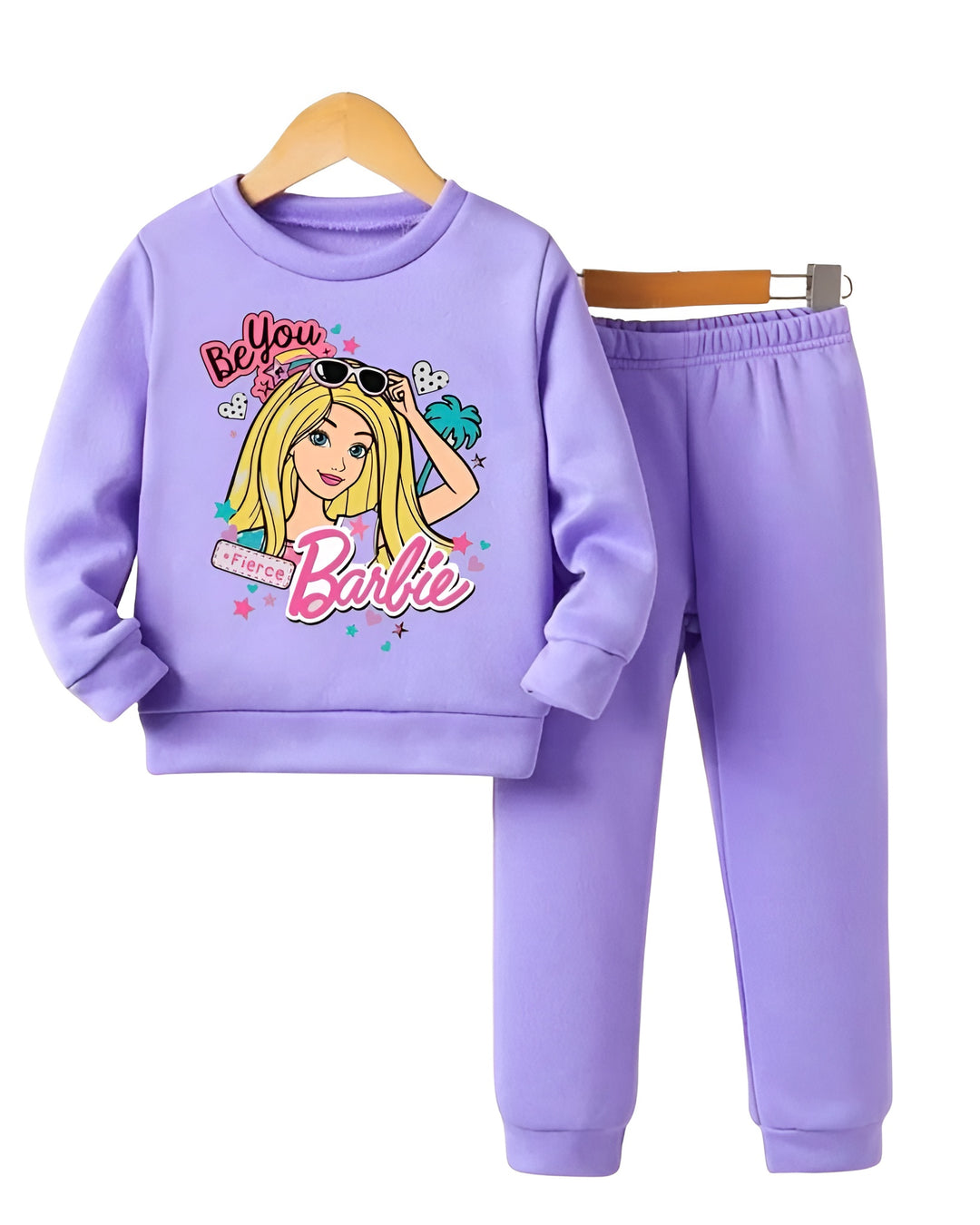 PURPLE BARBIE BE YOU FLEECE TRACKSUIT
