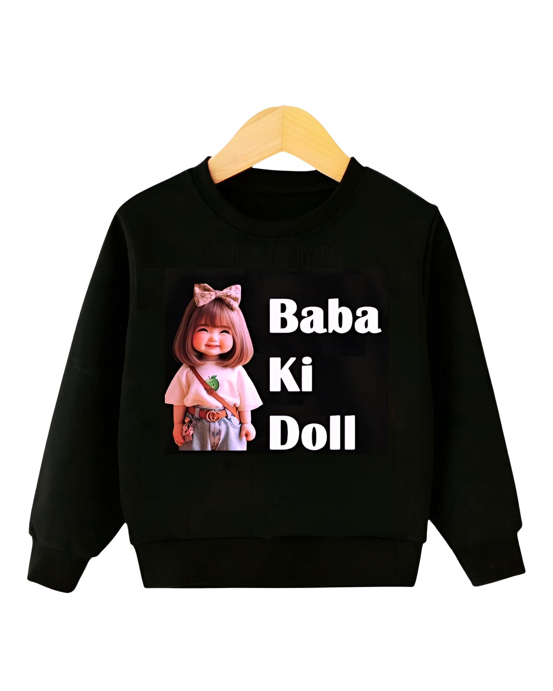 BABA KI DOLL FLEECE SWEATSHIRT