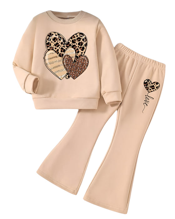 SKIN HEARTS FLEECE TRACKSUIT