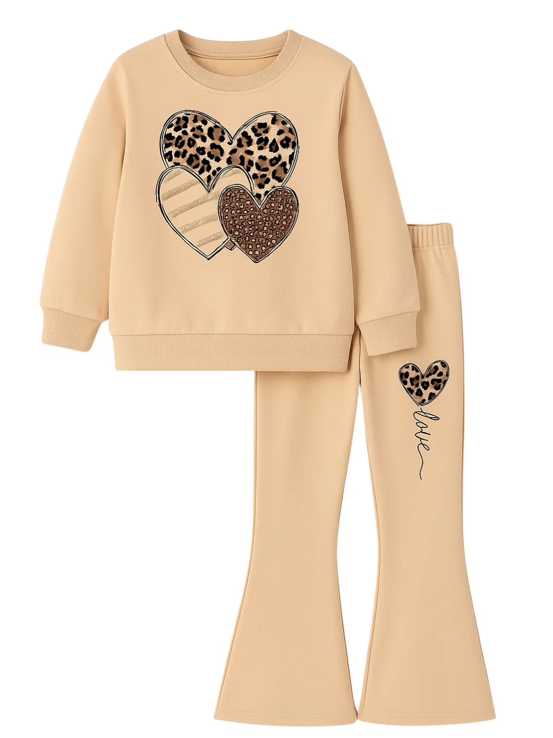 SKIN HEARTS FLEECE TRACKSUIT