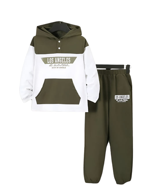 LOS ANGELES FLEESE HOODIE TRACKSUIT