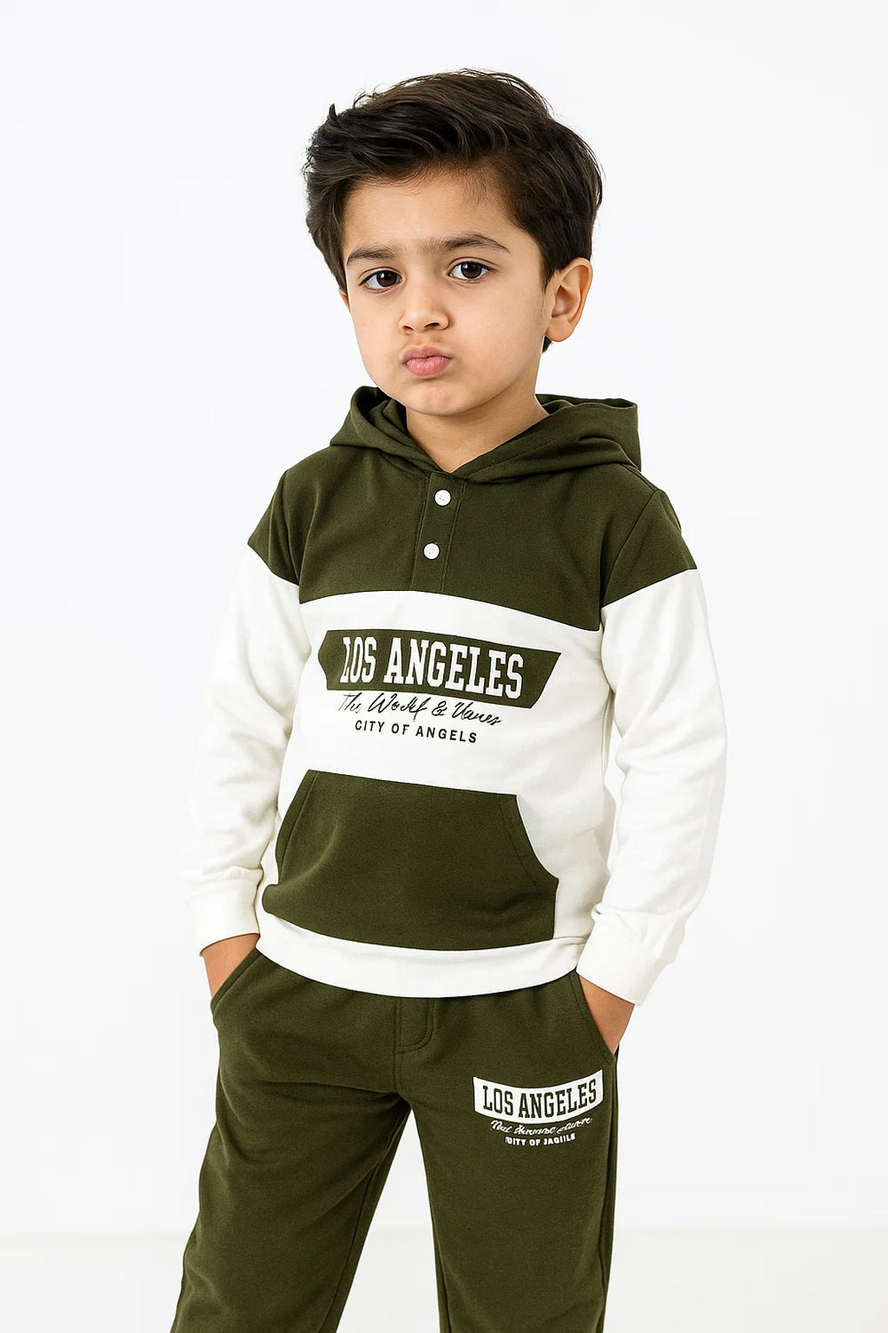 LOS ANGELES FLEESE HOODIE TRACKSUIT
