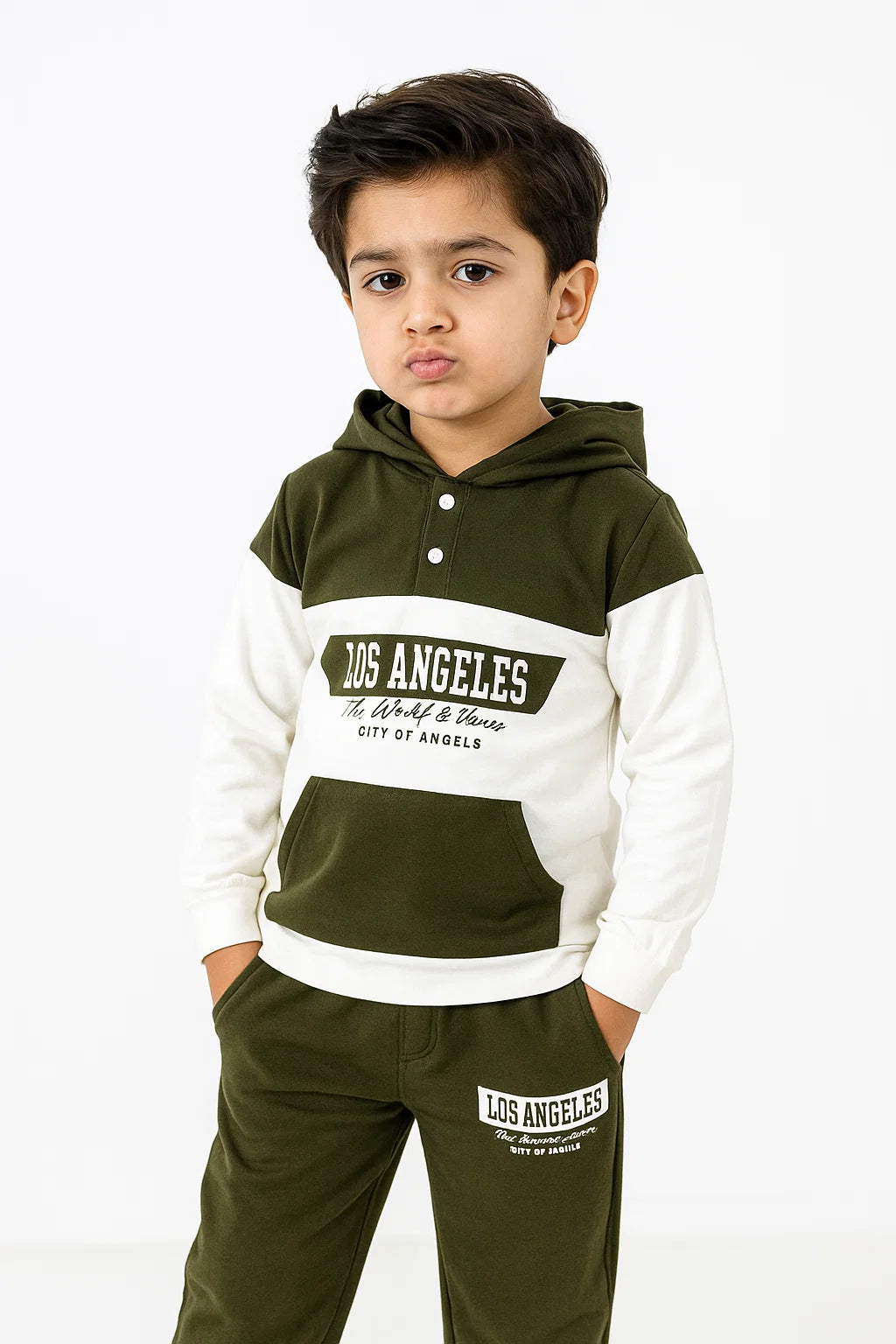LOS ANGELES FLEESE HOODIE TRACKSUIT