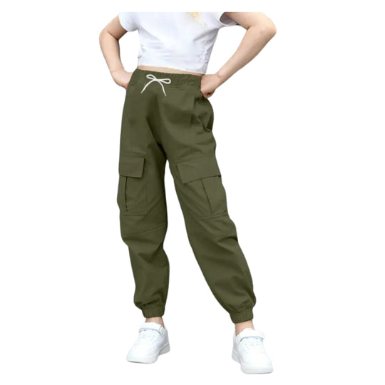 OLIVE GREEN CARGO TROUSER