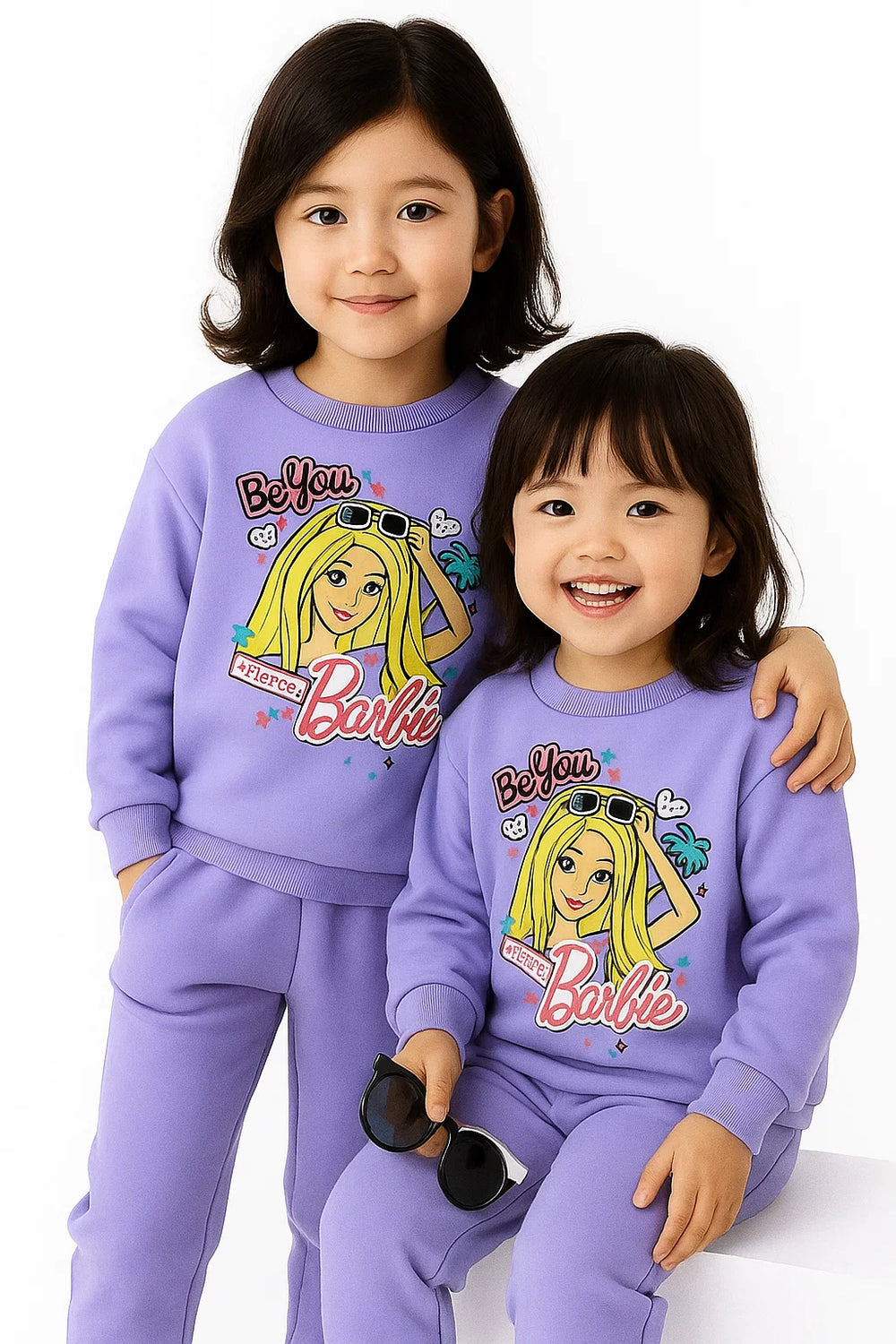PURPLE BARBIE BE YOU FLEECE TRACKSUIT