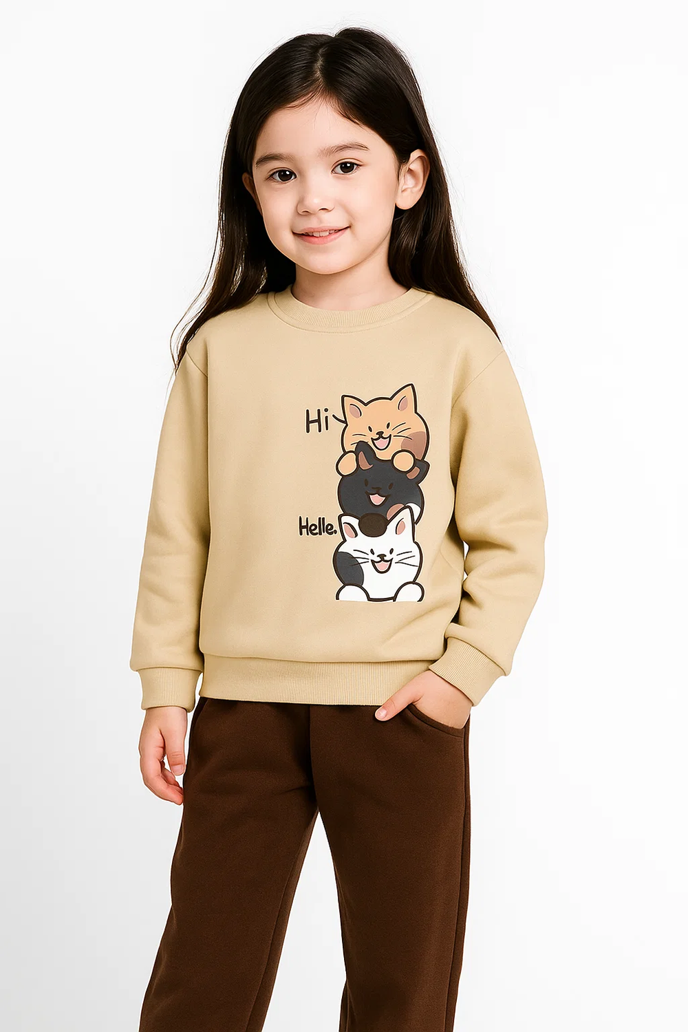 CAT FRIENDS FLEECE TRACKSUIT