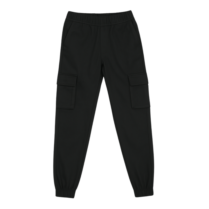 BLACK CARGO TROUSER
